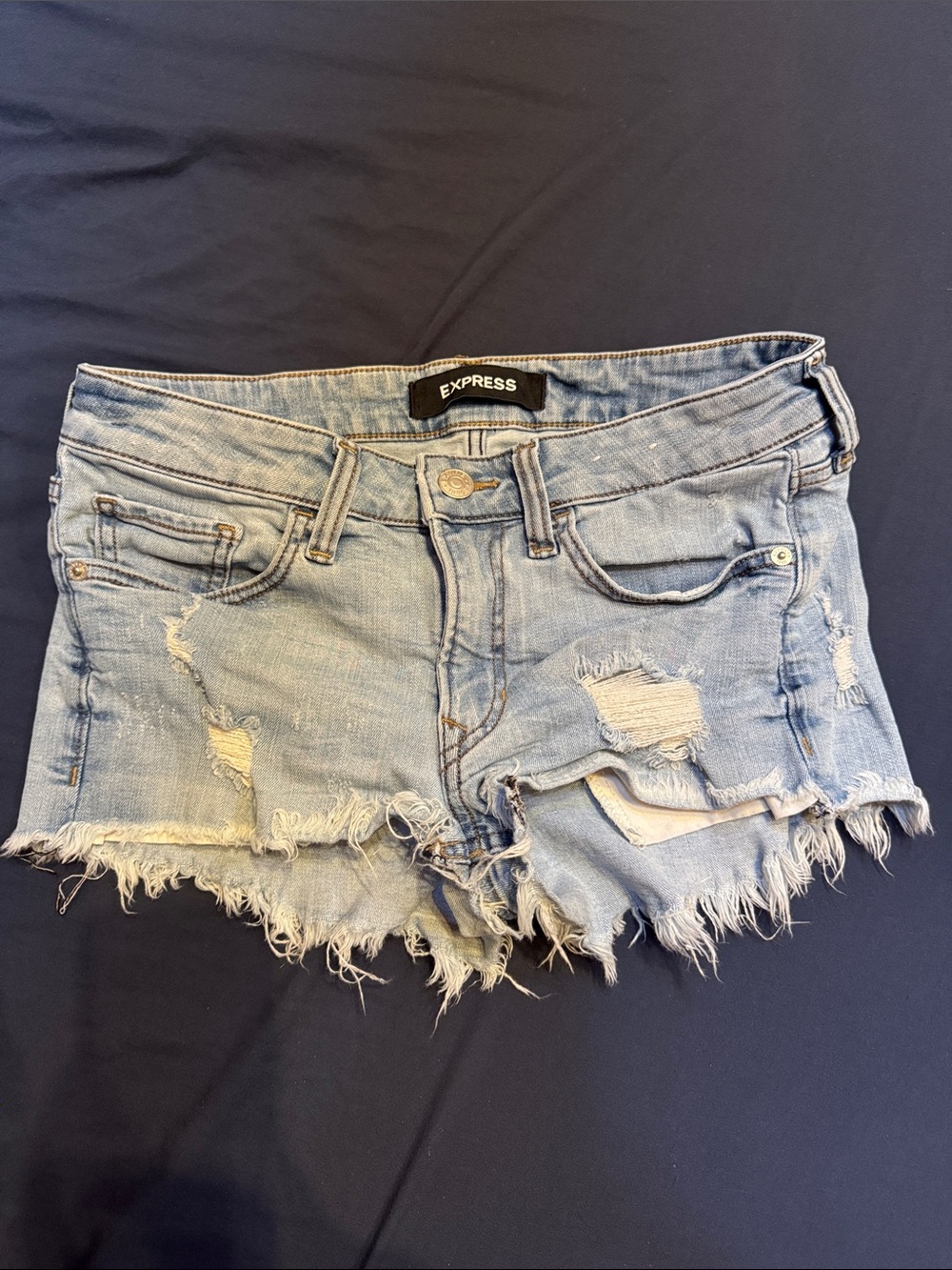 Express denim shorts size 4